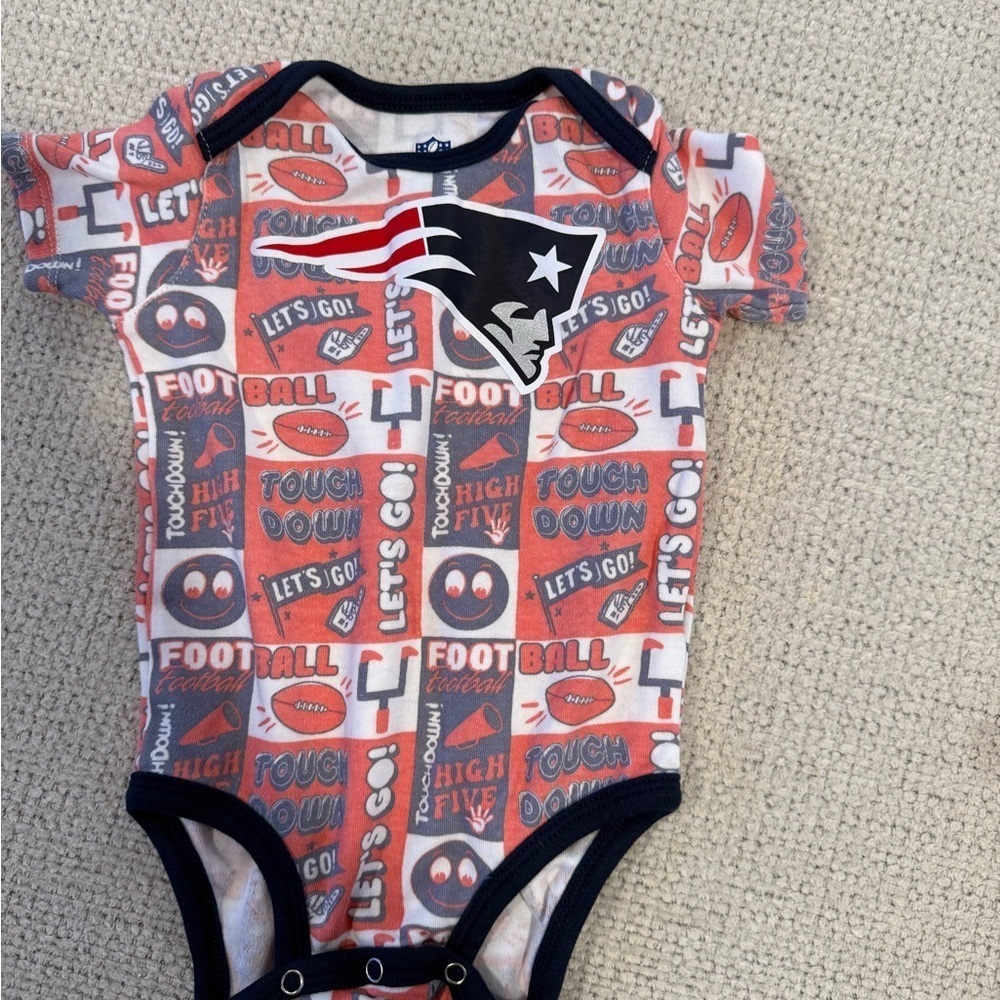 NFL Kids Bodysuit in Red and Blue